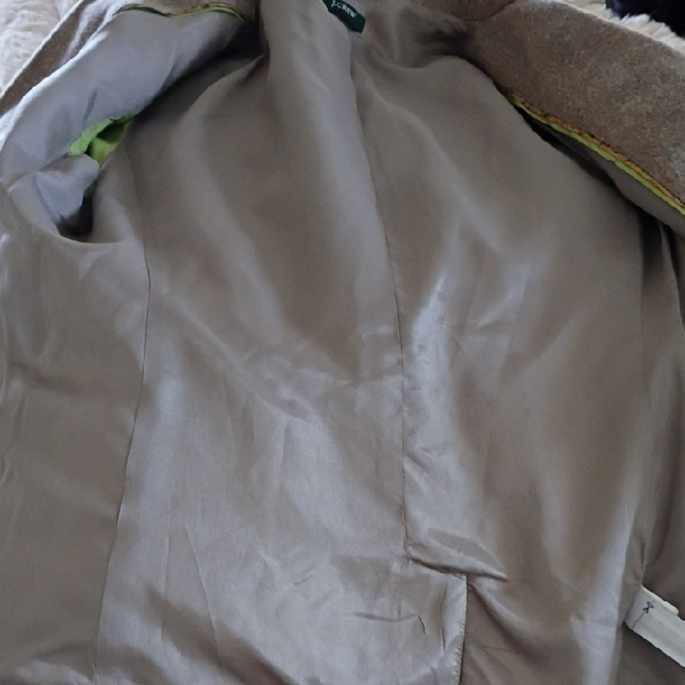 J. Crew Classic Brown Wool Blazer w/Suede Elbow Patches - Picture 8 of 9